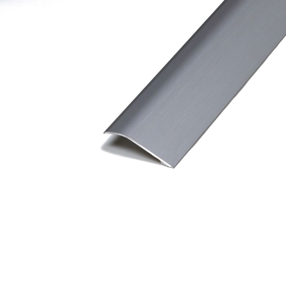 Aluminium Satin Premium Ramp Stickdown Profile