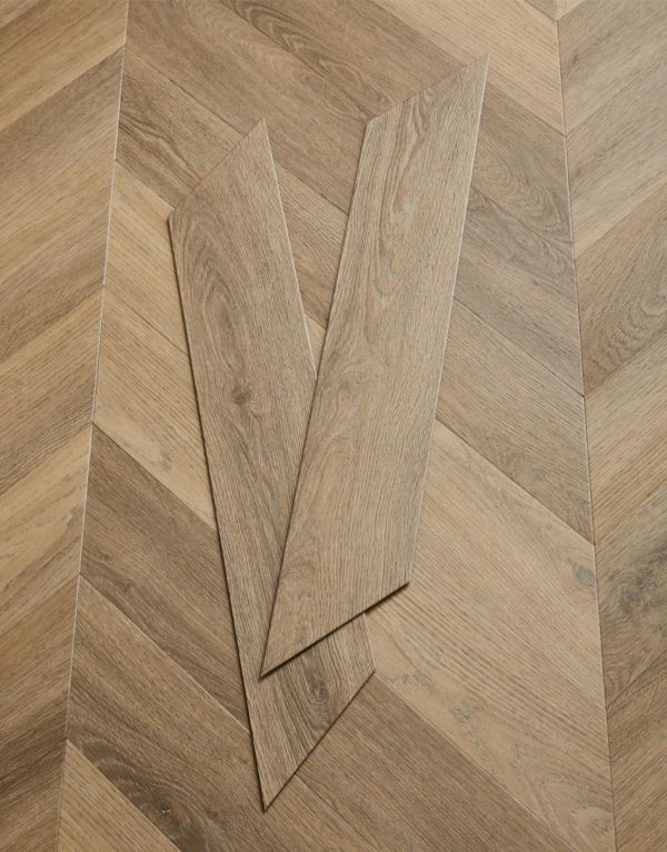 signature chevron woodland oak