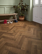 Signature Herringbone - Rich Toffee Oak