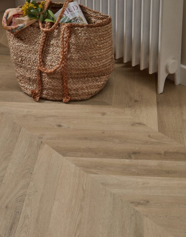 signature chevron oyster oak