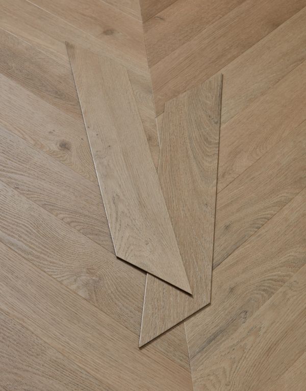 signature chevron oyster oak