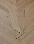 signature chevron oyster oak