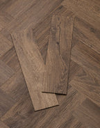 elegance herringbone lodge oak