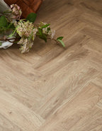 elegance herringbone crafted oak