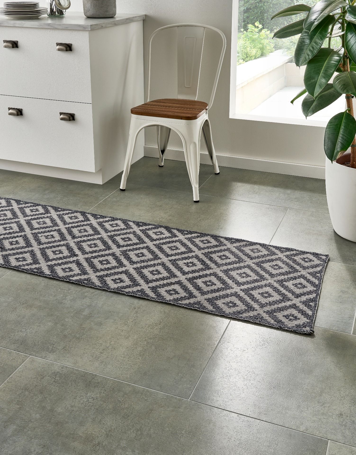 Slate Grey Aztec - Runner