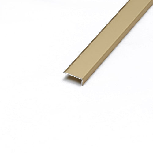 10mm Stair Nosing - Stickdown - Gold Satin