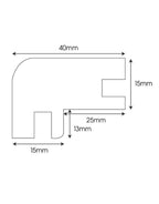 ws1 solid oak flush fit nosing