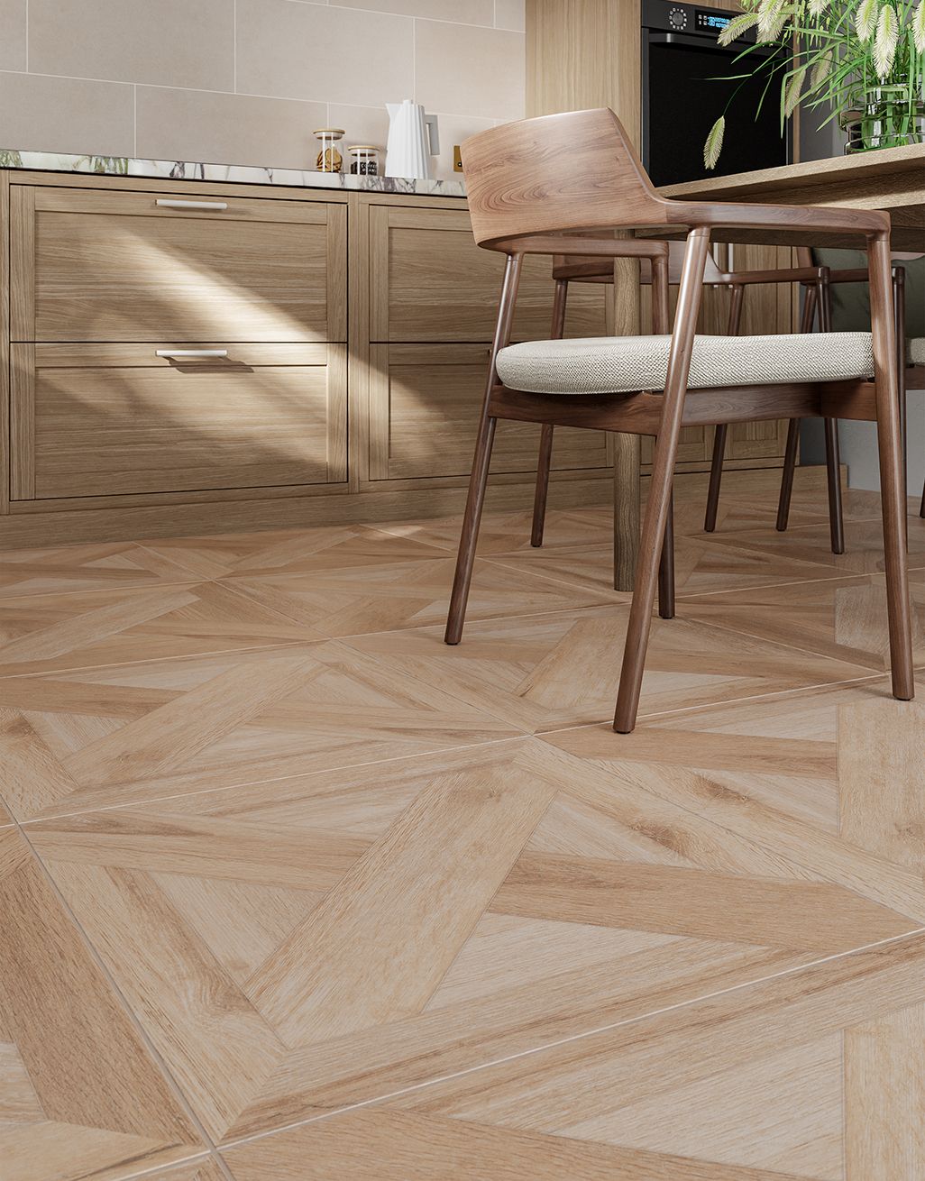 Versailles Natural Oak - 60cm x 60cm
