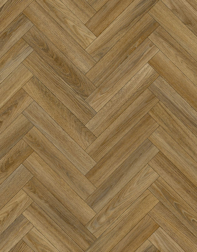 Victoria - Toffee Oak Herringbone