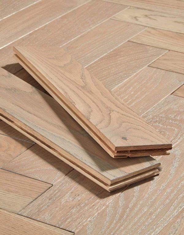 park avenue herringbone silk grey oak solid wood flooring