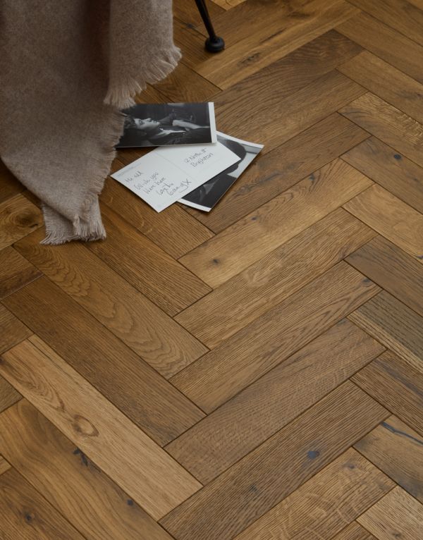 artisan herringbone crafted golden oak brushed lacquered engineered wood flooring