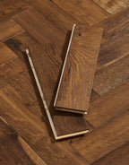 artisan herringbone hot chocolate oak brushed lacquered engineered wood flooring 1