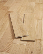 natural rustic oak smooth lacquered engineered wood