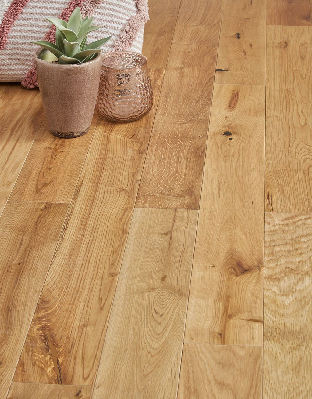 Barnwood Natural Oak Brushed & Oiled Solid Wood Flooring