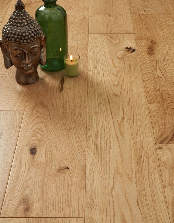 manhattan natural oak lacquered engineered wood flooring