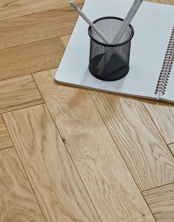 ashbury herringbone natural oak brushed lacquered engineered wood flooring