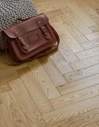 ashbury herringbone natural oak brushed lacquered engineered wood flooring