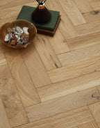 artisan herringbone light cotton oak brushed oiled engineered wood flooring