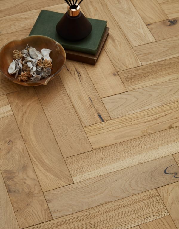 artisan herringbone light cotton oak brushed oiled engineered wood flooring