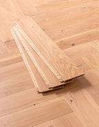 carpenters choice herringbone vanilla oak lacquered engineered wood flooring