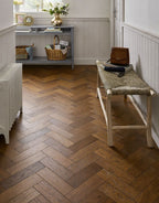 Belmont Herringbone Vintage Oak Brushed & Oiled Engineered Wood Flooring
