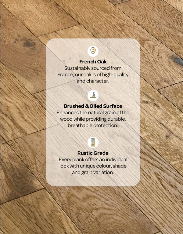 loft natural oak brushed oiled engineered wood flooring