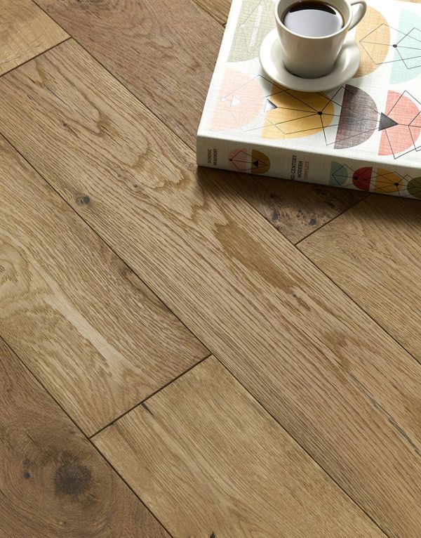 loft natural oak brushed oiled engineered wood flooring