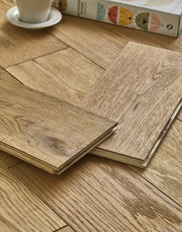 loft natural oak brushed oiled engineered wood flooring