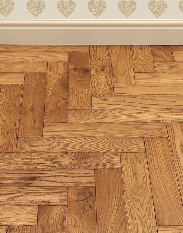 park avenue herringbone golden oak solid wood flooring
