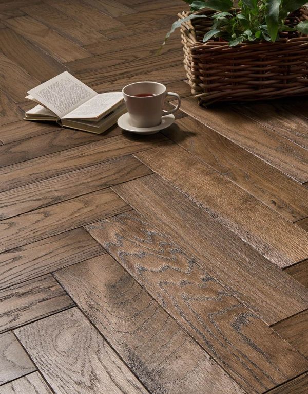 park avenue herringbone espresso oak solid wood flooring
