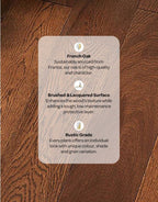 loft vintage oak brushed lacquered engineered wood flooring