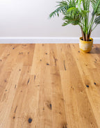 Carpenters Choice 110mm Natural Oak Brushed & Lacquered Engineered Wood Flooring