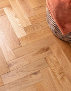 natural country herringbone oak brushed lacquered engineered wood flooring