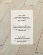 manhattan frozen oak brushed lacquered engineered wood flooring
