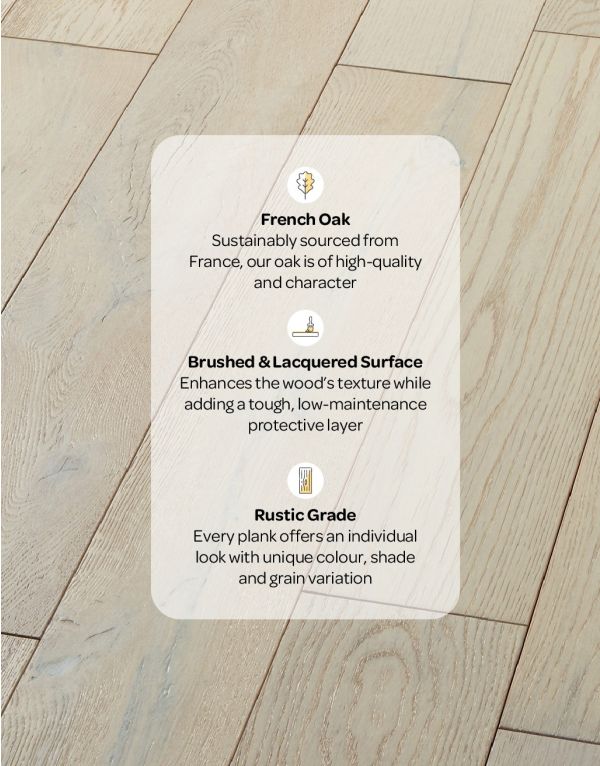 manhattan frozen oak brushed lacquered engineered wood flooring