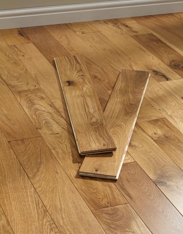 studio natural oak lacquered engineered wood flooring