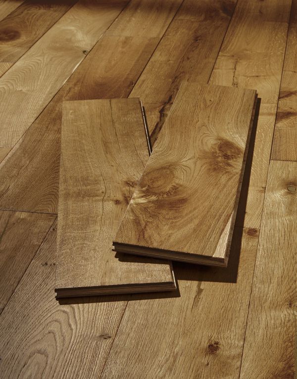 farmhouse golden smoked oak brushed lacquered engineered wood flooring
