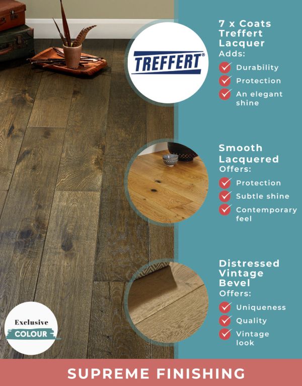 smoked old french oak engineered wood flooring