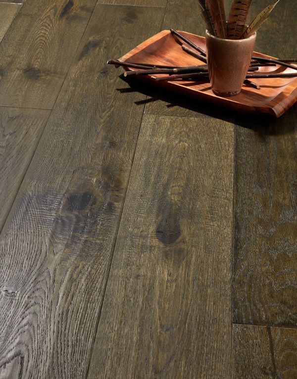 smoked old french oak engineered wood flooring