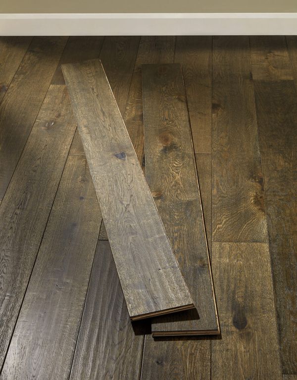 smoked old french oak engineered wood flooring
