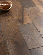 studio coffee oak brushed lacquered engineered wood flooring