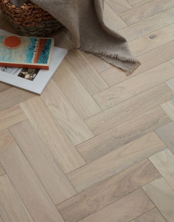 artisan herringbone scandi oak brushed lacquered engineered wood flooring 1