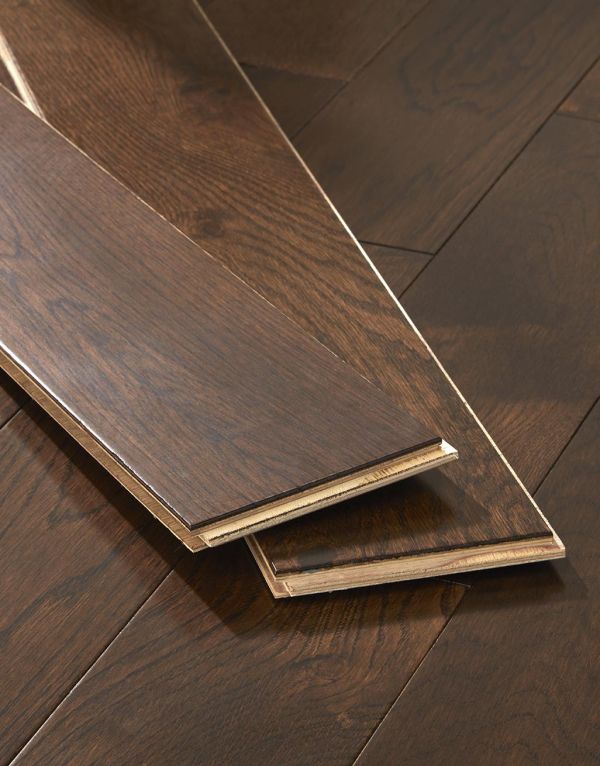 studio chocolate oak lacquered engineered wood flooring