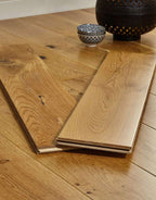 farmhouse natural oak lacquered engineered wood flooring