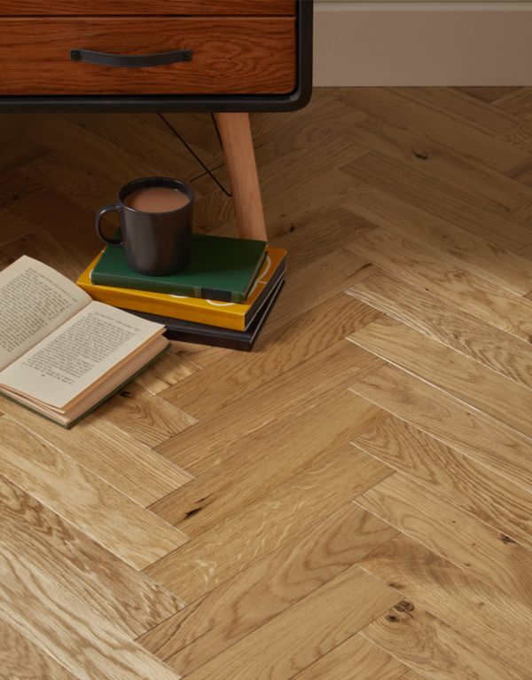 artisan herringbone natural champagne oak lacquered engineered wood flooring
