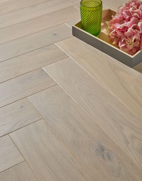 bayswater herringbone cappuccino oak brushed lacquered engineered wood flooring