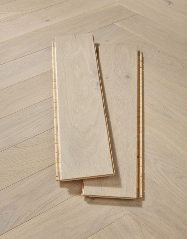 bayswater herringbone cappuccino oak brushed lacquered engineered wood flooring