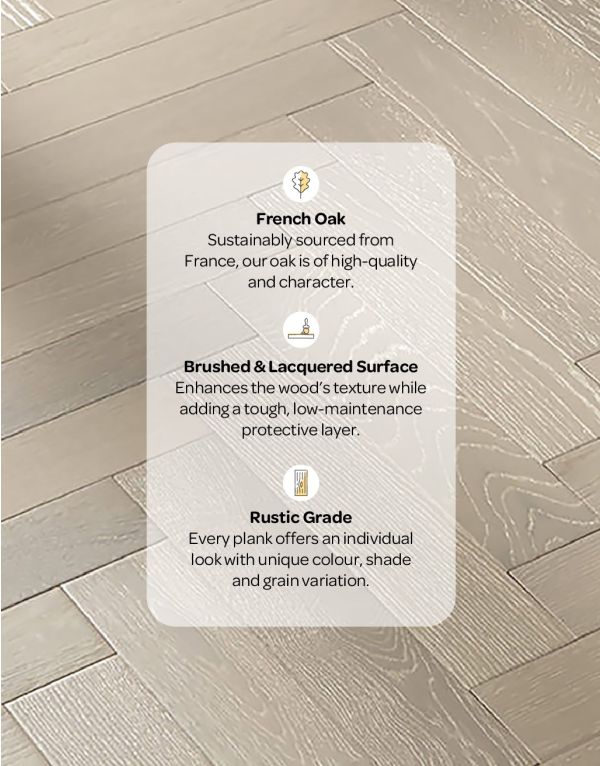 oxford herringbone pearl grey oak engineered wood flooring