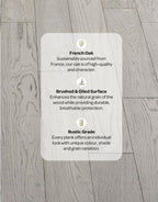 loft polar oak brushed oiled engineered wood flooring