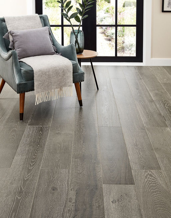 Whitewashed Luxury Platinum Oak Engineered Wood Flooring